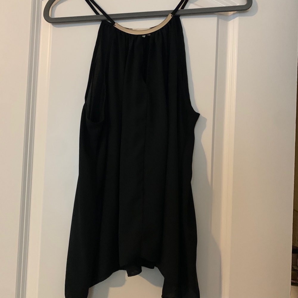Black sheer top
